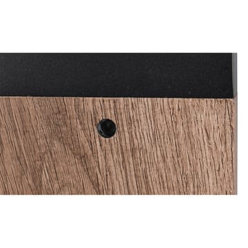 Hagelampe Ardila - 100 cm, Tre/mattsvart - Belysning - Utendørsbelysning