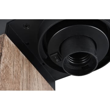 Hagelampe Ardila - 65 cm, Tre/mattsvart - Belysning - Utendørsbelysning