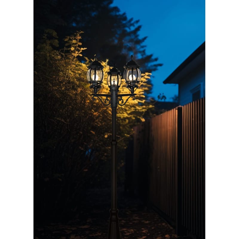 Hagelampe Elvo - 3 lamper 240 cm - Belysning - Utendørsbelysning