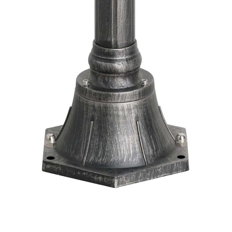 Hagelykt Navedo - Svart/Sølvpatina, 2000 mm - Belysning - Utendørsbelysning - Stolpelykt & portlykt