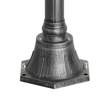 Hagelykt Navedo - Svart/Sølvpatina, 2000 mm - Belysning - Utendørsbelysning - Stolpelykt & portlykt