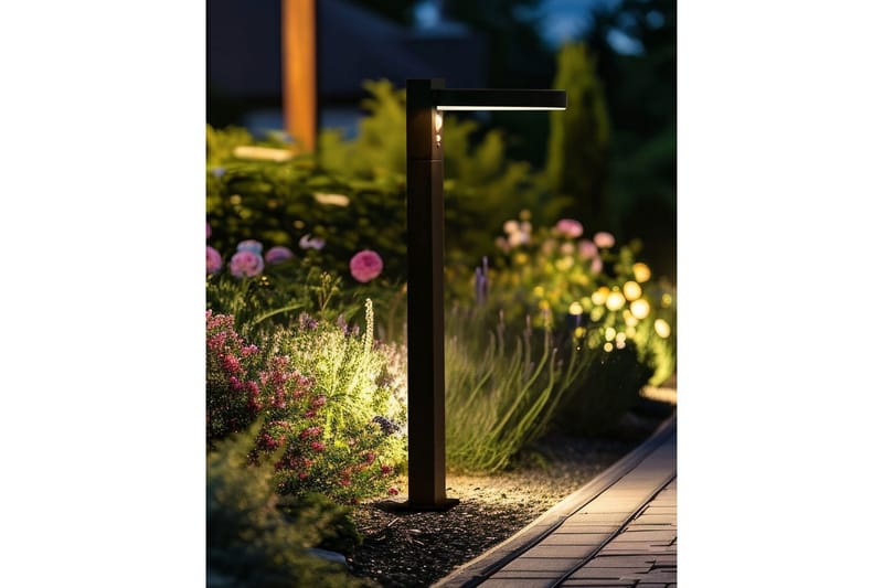 Hydra LED Solcellebelysning 50 cm - Svart - Belysning - Utendørsbelysning - Solcellebelysning