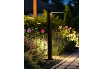 Hydra LED Solcellebelysning 50 cm - Svart - Belysning - Utendørsbelysning - Solcellebelysning