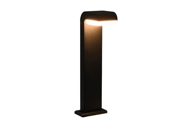 Utendørs LED-lampe 9 W svart oval - Svart - Markbelysning - Hagebelysning