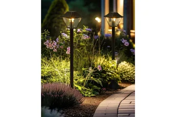 Montegosa Pullertlampe 94 cm E27 - Svart - Belysning - Utendørsbelysning