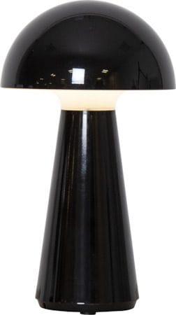 Mushroom Bordlampe 16 cm - blank svart - Belysning - Utendørsbelysning - Bordlampe utendørs
