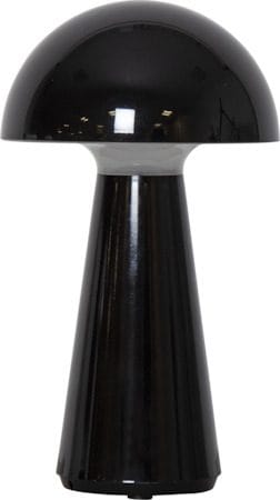 Mushroom Bordlampe 16 cm - blank svart - Belysning - Utendørsbelysning - Bordlampe utendørs