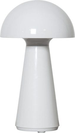 Mushroom Bordlampe 16 cm - hvit - Belysning - Utendørsbelysning - Bordlampe utendørs