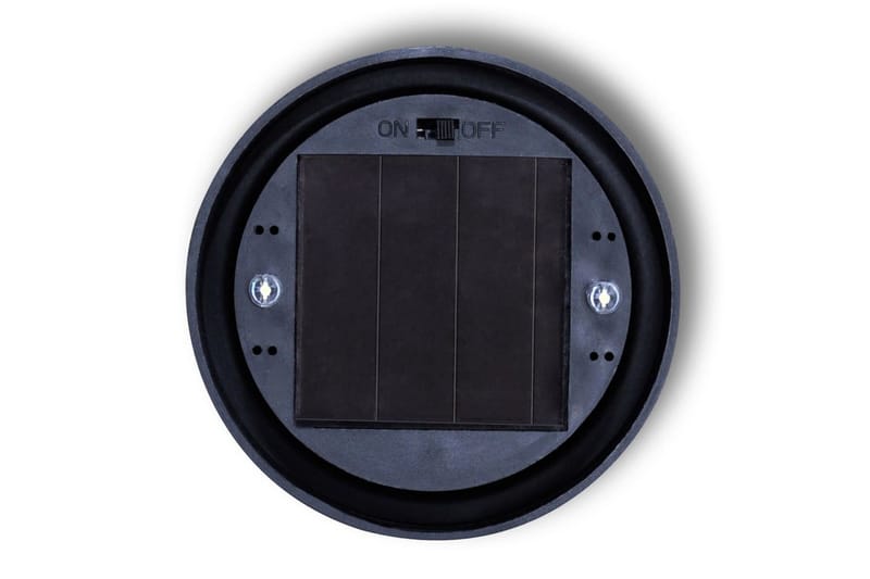 Solcelle hagelys LED 15 cm 4 stykk med jordspyd - Hvit - undefined