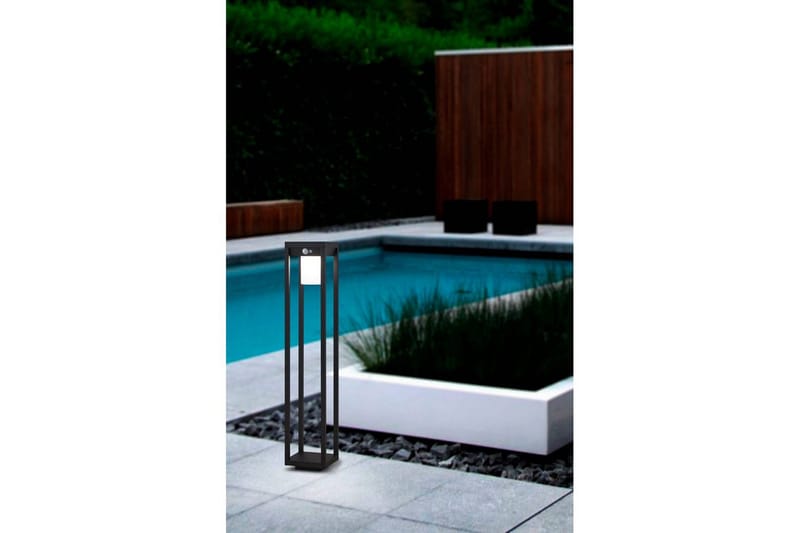 Pollerlampe Eglo Martano med Sensor - Svart - Belysning - Utendørsbelysning - Solcellebelysning