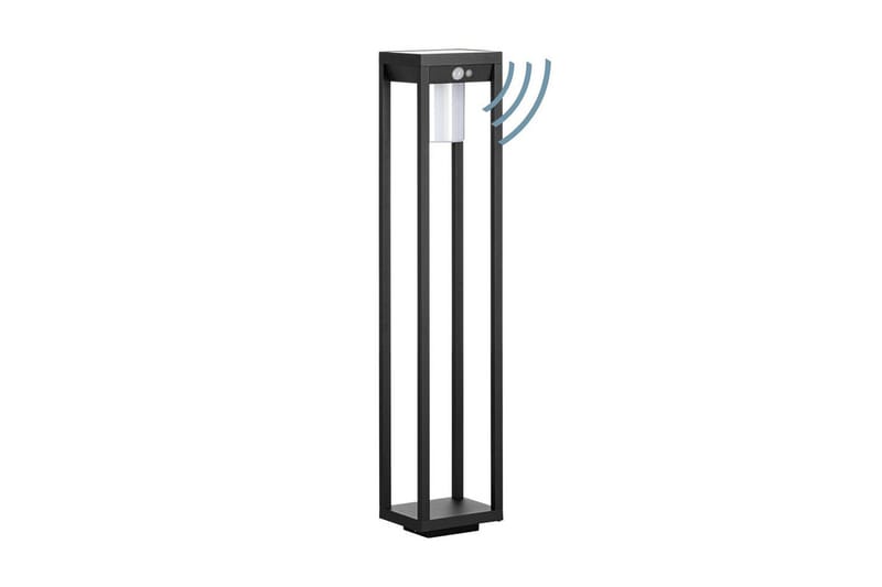 Pollerlampe Eglo Martano med Sensor - Svart - Belysning - Utendørsbelysning - Solcellebelysning