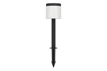 Pollerlampe Eglo Pantete Solcelledrevet med Sensor 650 mm - Svart/Hvit - Belysning - Utendørsbelysning