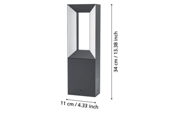Pollerter Eglo Riforano 340 mm - Svart/Hvit - Belysning - Utendørsbelysning