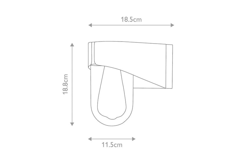 Porto Elstead Lighting Utendørs Vegglampe - Belysning - Utendørsbelysning - Fasadebelysning & vegglykter