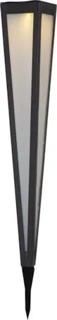 Pyramis solcellepullert 61 cm, svart