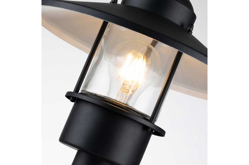 Sokkellykt Elstead Lighting Klampenborg Svart - Svart - Belysning - Utendørsbelysning - Stolpelykt & portlykt