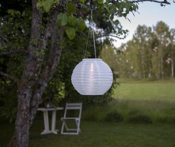 Festival Solcelledekorasjon 25 cm - hvit - Belysning - Utendørsbelysning - Solcellebelysning