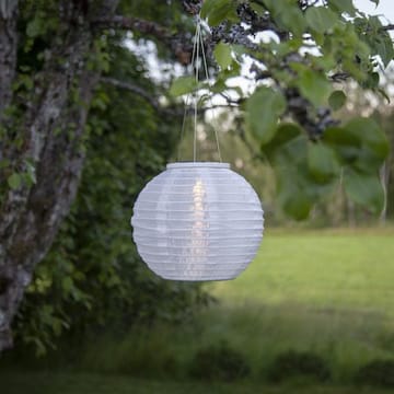 Festival Solcelledekorasjon 25 cm - hvit - Belysning - Utendørsbelysning - Solcellebelysning