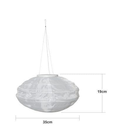 Festival Solcelledekorasjon 35 cm - hvit - Belysning - Utendørsbelysning - Solcellebelysning