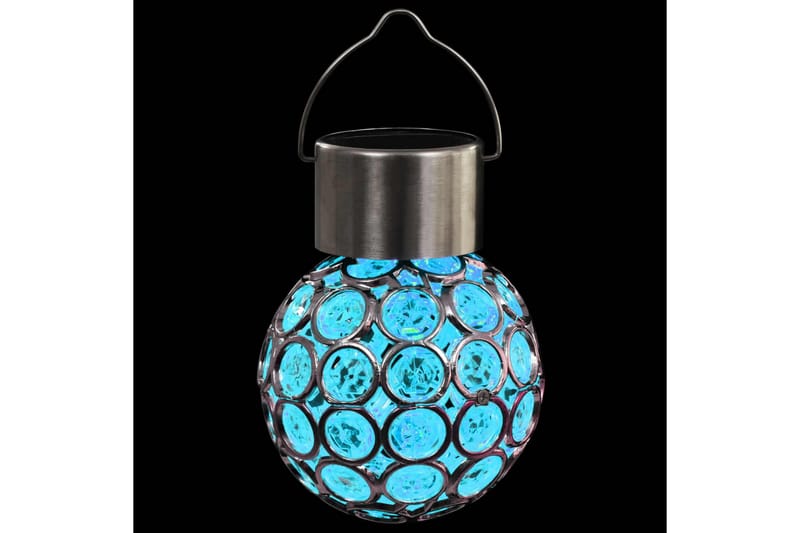 Hengende soldrevne lamper 8 stk LED-lys RGB - Flerfarget - Hagebelysning - Solcellebelysning
