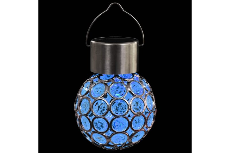 Hengende soldrevne lamper 8 stk LED-lys RGB - Flerfarget - Hagebelysning - Solcellebelysning