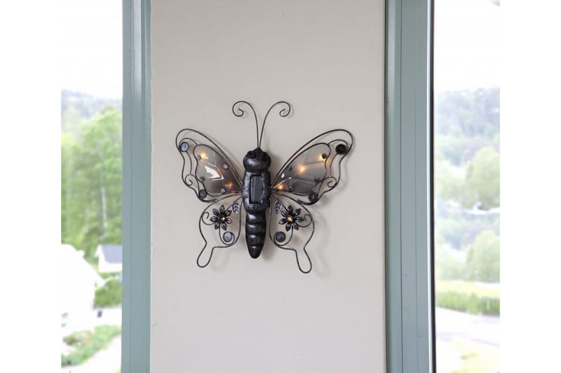 Star Trading Butterfly Solcellebelysning 34 cm - Star Trading - Hagebelysning - Solcellebelysning