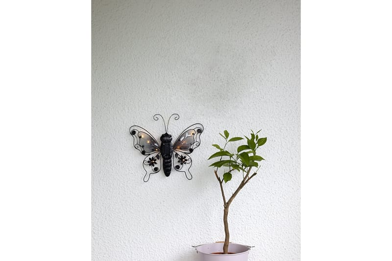 Star Trading Butterfly Solcellebelysning 34 cm - Star Trading - Hagebelysning - Solcellebelysning