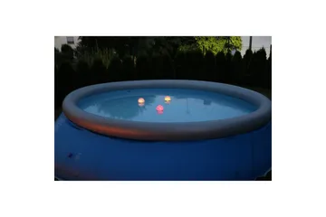 Solcellebelysning Planet Pool Kule Flytende RGB 3 stk - Belysning - Utendørsbelysning - Solcellebelysning