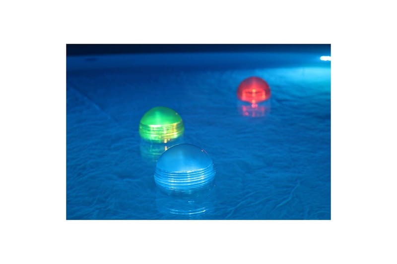 Solcellebelysning Planet Pool Kule Flytende RGB 3 stk