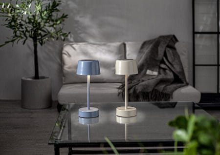 Solei solcellelampe 26,5 cm - varm beige - Belysning - Utendørsbelysning - Bordlampe utendørs