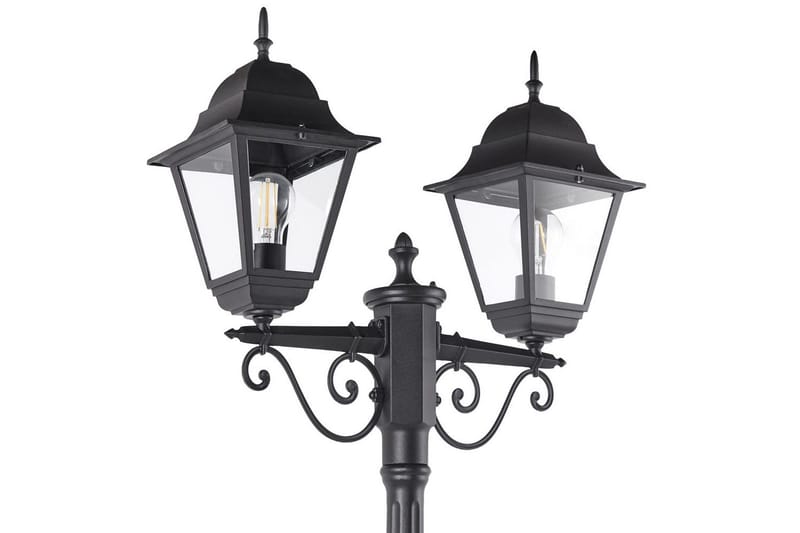 Sukri Lyktestolpe 222 cm - Svart - Belysning - Utendørsbelysning - Stolpelykt & portlykt