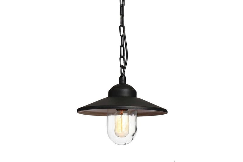 Utendørs hengende Elstead Lighting Klampenborg Svart - Svart - Belysning - Utendørsbelysning - Taklampe utendørs