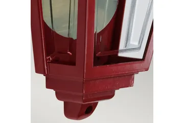 Utendørs vegglampe Elstead Lighting Deco Lane Rød - Rød - Belysning - Utendørsbelysning - Fasadebelysning & vegglykter