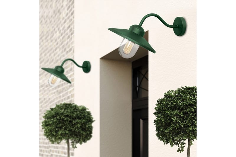 Utendørs vegglampe Elstead Lighting Klampenborg Gran Grønn - Gran Grønn - Belysning - Utendørsbelysning - Fasadebelysning & vegglykter