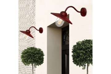 Utendørs vegglampe Elstead Lighting Klampenborg Oksidrød - Oksidrød - Belysning - Utendørsbelysning - Fasadebelysning & vegglykter