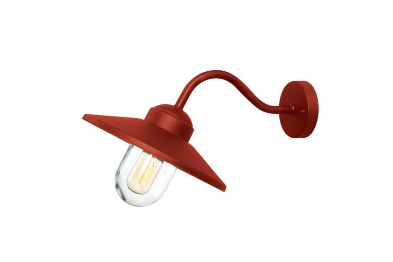 Utendørs vegglampe Elstead Lighting Klampenborg Oksidrød - Oksidrød - Belysning - Utendørsbelysning - Fasadebelysning & vegglykter