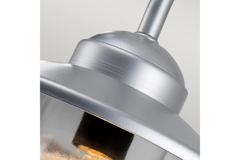 Utendørs vegglampe Elstead Lighting Klampenborg Sølv - Sølv - Belysning - Utendørsbelysning - Fasadebelysning & vegglykter