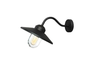 Utendørs vegglampe Elstead Lighting Klampenborg Svart