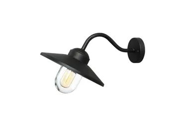 Utendørs vegglampe Elstead Lighting Klampenborg Svart - Svart - Belysning - Utendørsbelysning - Fasadebelysning & vegglykter