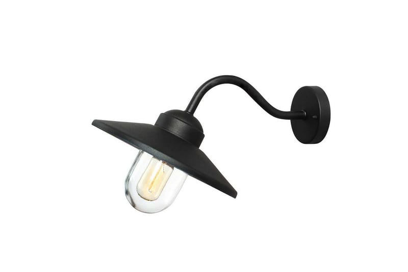 Utendørs vegglampe Elstead Lighting Klampenborg Svart - Svart - Belysning - Utendørsbelysning - Fasadebelysning & vegglykter