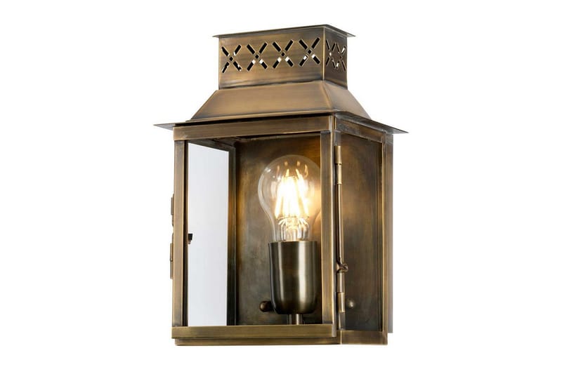 Utendørs vegglampe Elstead Lighting Lambeth Palace Aldret Messing - Aldret Messing - Belysning - Utendørsbelysning - Taklampe utendørs