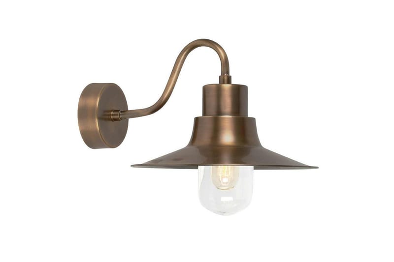 Utendørs vegglampe Elstead Lighting Sheldon Aldret Messing - Aldret Messing - Belysning - Utendørsbelysning - Fasadebelysning & vegglykter