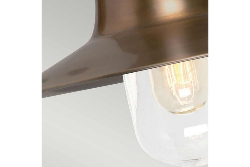 Utendørs vegglampe Elstead Lighting Sheldon Aldret Messing - Aldret Messing - Belysning - Utendørsbelysning - Fasadebelysning & vegglykter