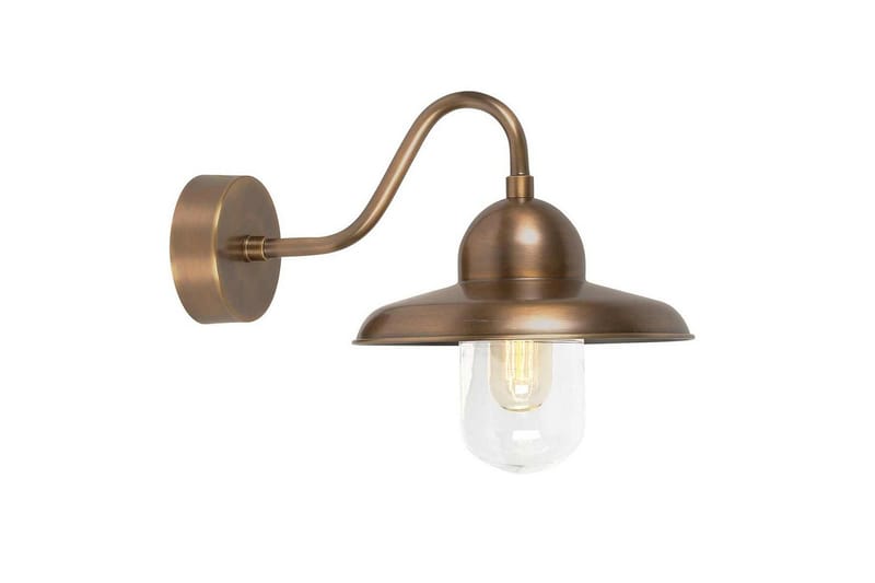 Utendørs vegglampe Elstead Lighting Somerton Aldret Messing - Aldret Messing - Belysning - Utendørsbelysning - Fasadebelysning & vegglykter
