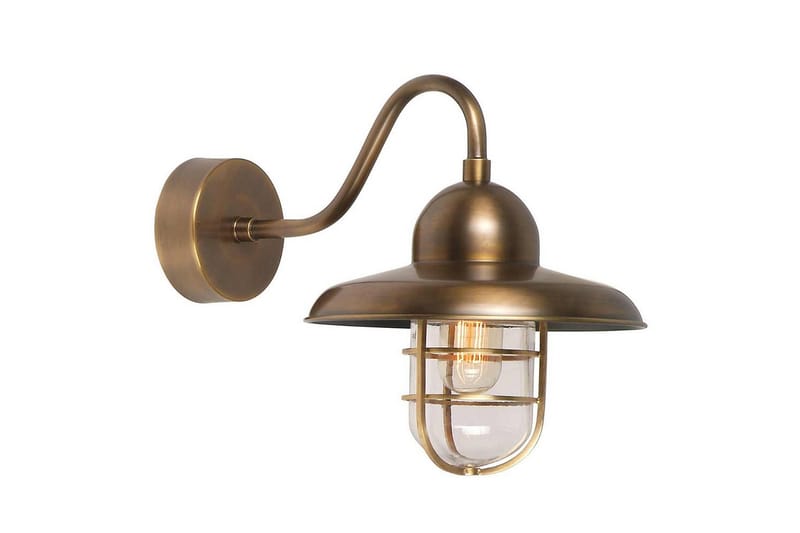 Utendørs vegglampe Elstead Lighting Somerton Aldret Messing - Aldret Messing - Belysning - Utendørsbelysning - Fasadebelysning & vegglykter