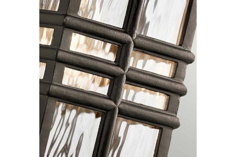 Utendørs vegglampe Kichler Beacon Square 165x302x190 mm - 165x302x190 mm - Belysning - Utendørsbelysning - Fasadebelysning & vegglykter