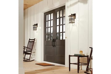 Utendørs vegglampe Kichler Beacon Square 165x302x190 mm - 165x302x190 mm - Belysning - Utendørsbelysning - Fasadebelysning & vegglykter