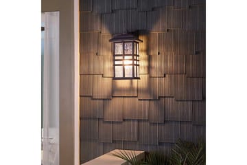 Utendørs vegglampe Kichler Beacon Square 203x359x228 mm - 203x359x228 mm - Belysning - Utendørsbelysning - Fasadebelysning & vegglykter