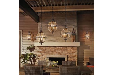 Utendørs vegglampe Kichler Halleron 254x489x318 mm, Londonderry - 254x489x318 mm, Londonderry - Belysning - Utendørsbelysning - Taklampe utendørs