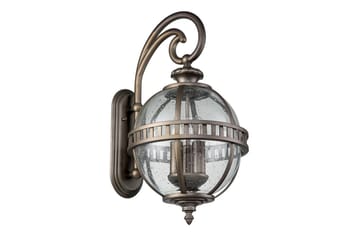 Utendørs vegglampe Kichler Halleron 305x578x375 mm, Polert bronse - 305x578x375 mm, Polert bronse - Belysning - Utendørsbelysning - Taklampe utendørs